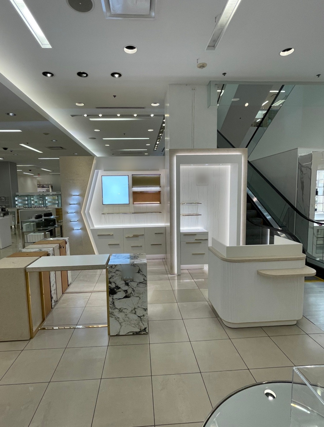 Completed retail environment ready for handover.